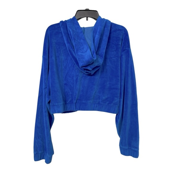 Juicy Couture Blue Jack-et/ Blue Splash Color/ Cropped/ Long Sleeve - Picture 2 of 12
